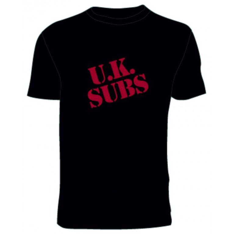 Camiseta UK Subs (texto rojo)