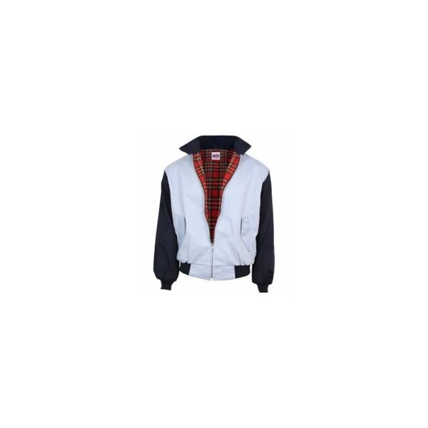 Chaqueta Harrington Rockabilly - CELESTE Con Azul