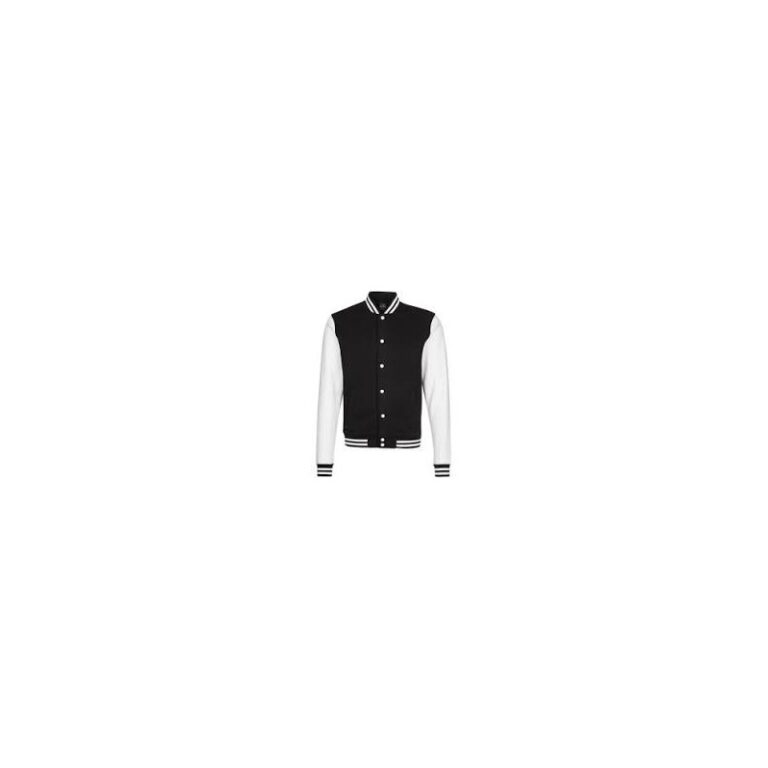 Chaqueta Universitaria PVC - NEGRA y BLANCA
