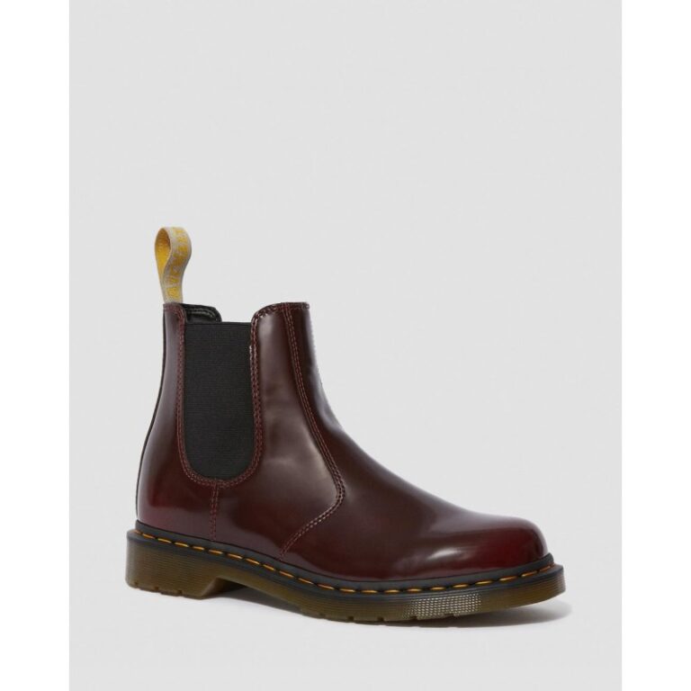 Dr. Martens 2976 Chelsea Oxford Rub Off Vegana - GRANATE