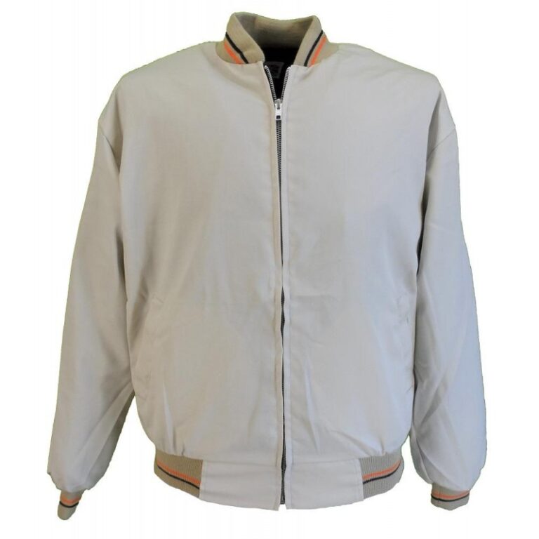 Chaqueta Monkey - BEIGE Con Naranja Y Negro
