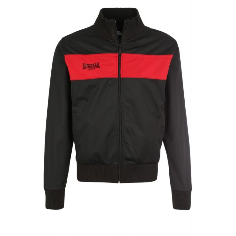 Chaqueta Tricot LONSDALE Alnwick - NEGRO / Rojo