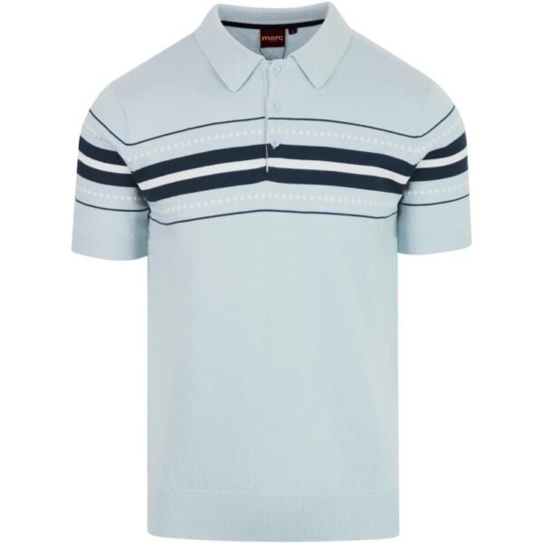 Polo Merc Manga Corta TANNER - AZUL CELESTE