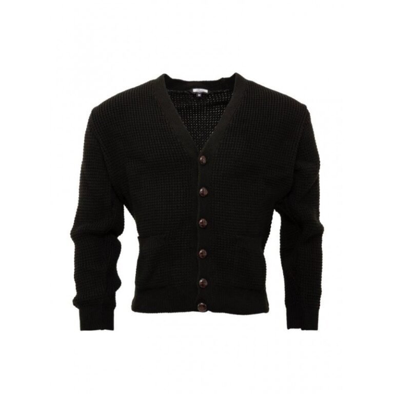 Cardigan de Punto RELCO - NEGRO