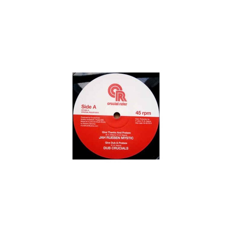 SANDEENO - Silent River / DUB CRUCIALS - Cold Dub / RAS TELFORD - Sabotage / DUB CRUCIALS - Dubotage - 10"