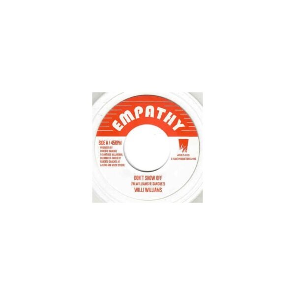 WILLI WILLIAMS / Don't Show Off - LONE ARK RIDDIM FORCE / Messenger Dub - 7"