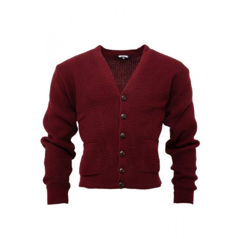 Cardigan de Punto RELCO - GRANATE