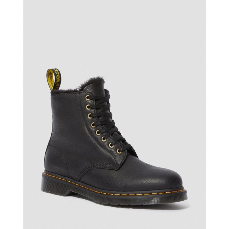 Bota Dr. Martens Pascal AMBASSADOR 8 Agujeros Virginia FORRO INTERIOR - NEGRA