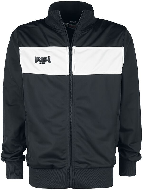 Chaqueta Tricot LONSDALE ALNWICK - NEGRO / Blanco