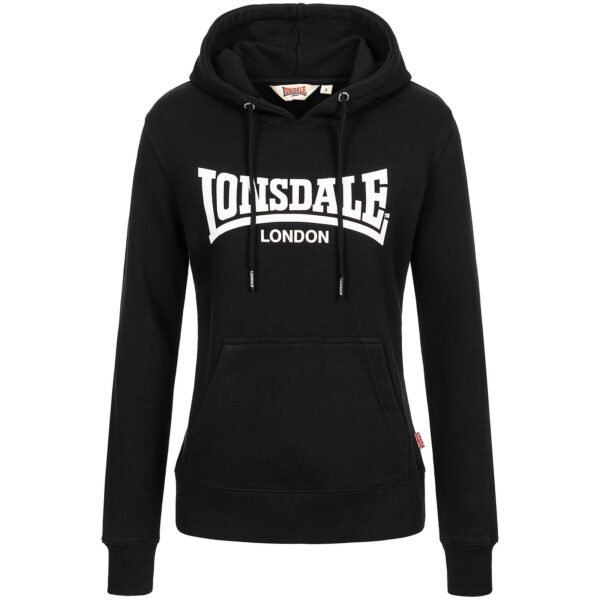 Sudadera Chica Capucha LONSDALE FLOOKBURGH - NEGRA