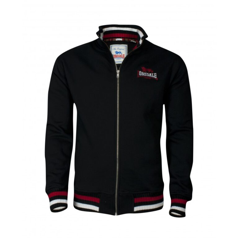 Sudadera LONSDALE Con Cremallera DOVER - NEGRA