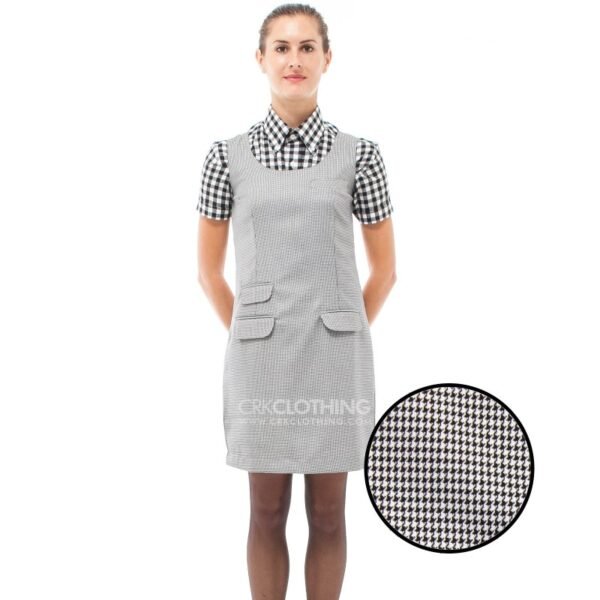 RELCO Vestido PINAFORE Chica - PATA DE GALLO