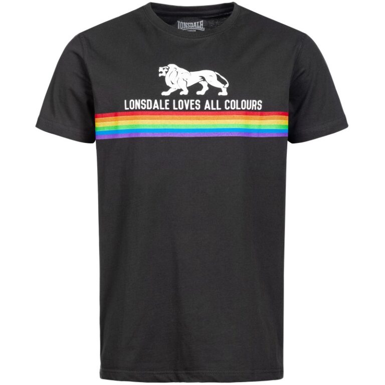 Camiseta LONSDALE NELSON - NEGRA