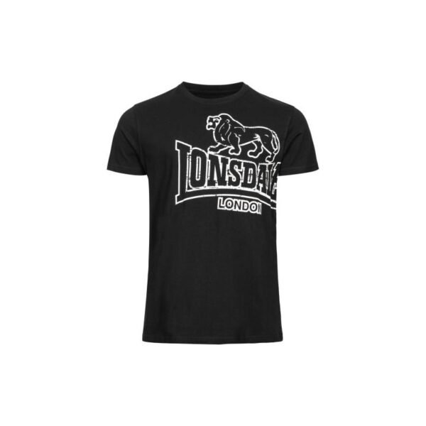 LONSDALE T-Shirt LANGSETT - NEGRA