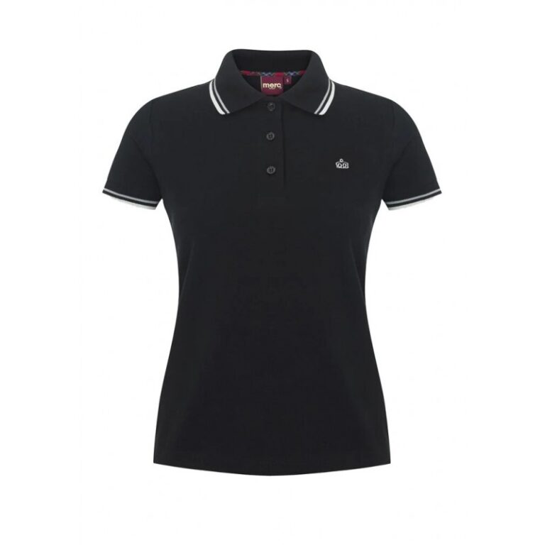Polo MERC Manga Corta Chica RITA - NEGRO