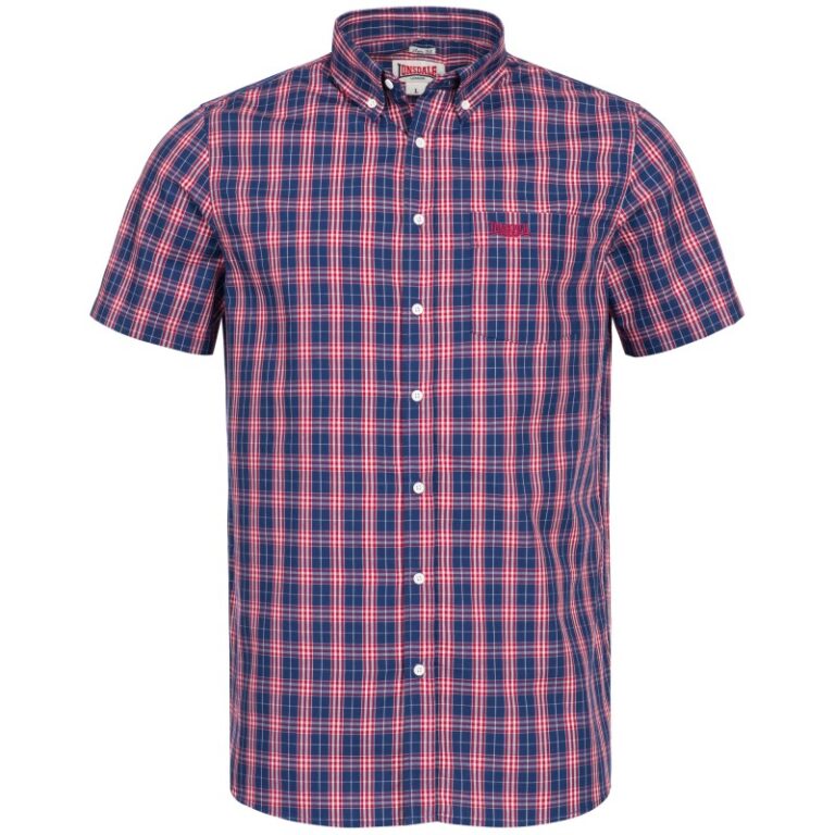 Camisa Manga Corta LONSDALE BRIXWORTH - AZUL