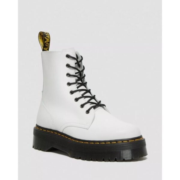 Bota Dr. Martens JADON Polished Smooth 8 Agujeros - BLANCA