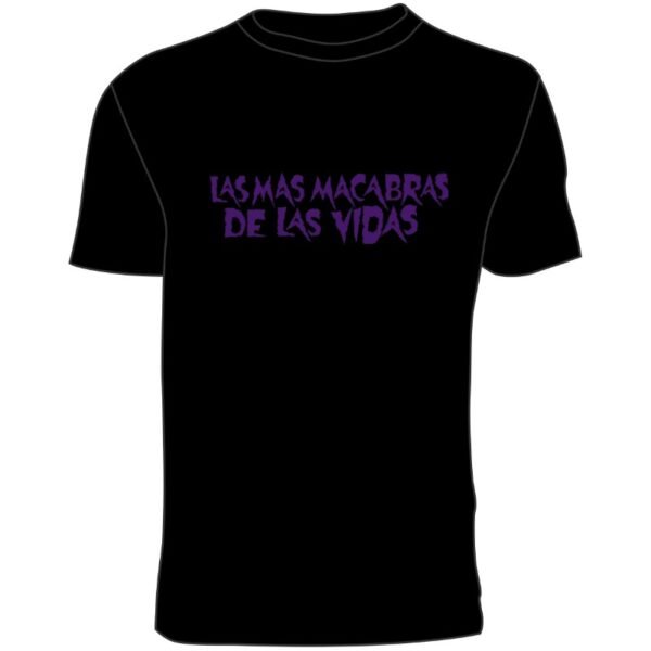 Camiseta Oficial ESKORBUTO - Las Mas macabras de las Vidas ( Logo Morado )