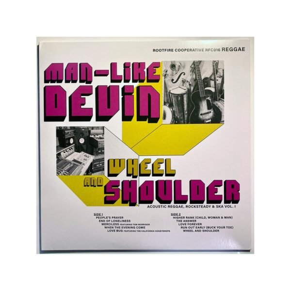 MAN LIKE DEVIN – Wheel And Shoulder: Acoustic Reggae, Rocksteady & Ska Vol. 1 - CD