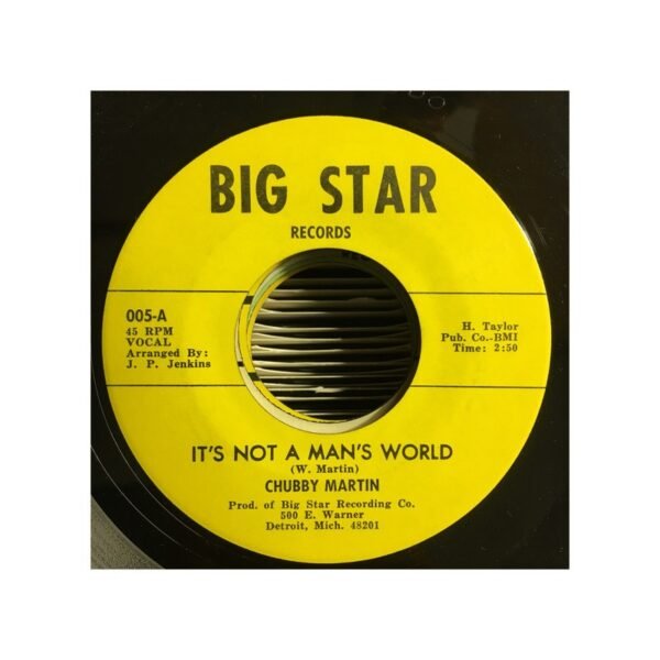 CHUBBY MARTIN – It's Not A Man's World - 7"