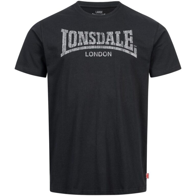 Camiseta LONSDALE Logo KAI - NEGRA