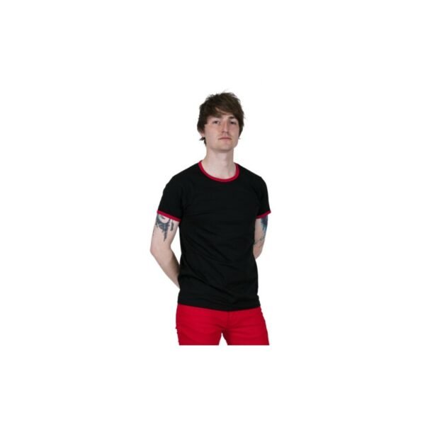 Camiseta RELCO de Cuello Redondo - NEGRA