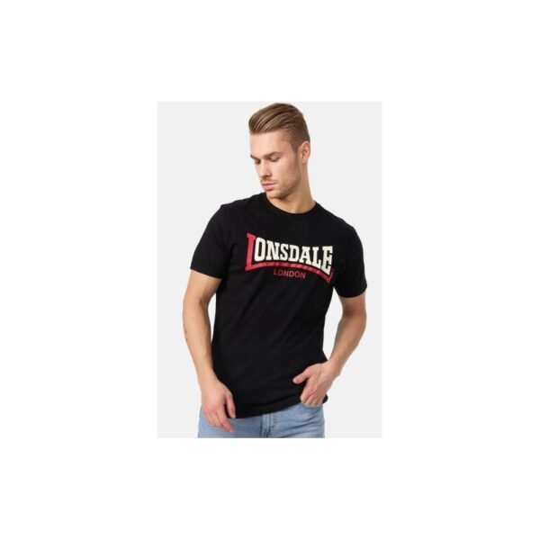 Camiseta LONSDALE TWO TONE - NEGRA
