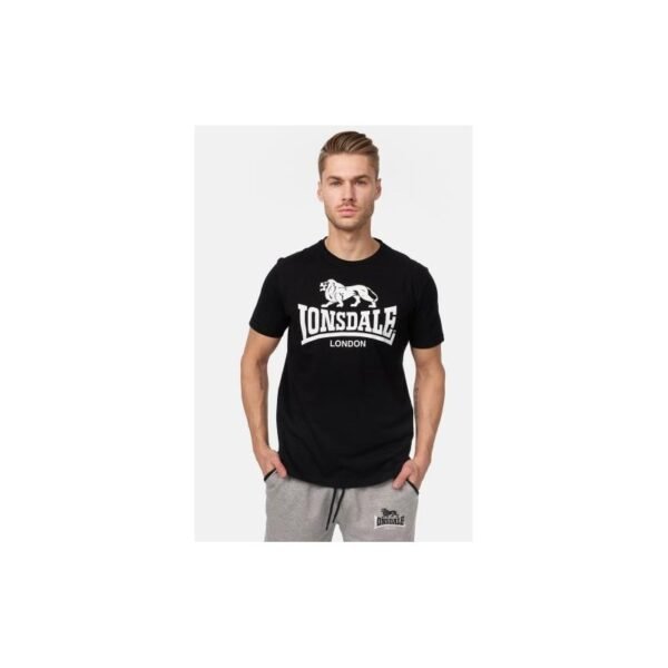 Camiseta LONSDALE Logo - NEGRA