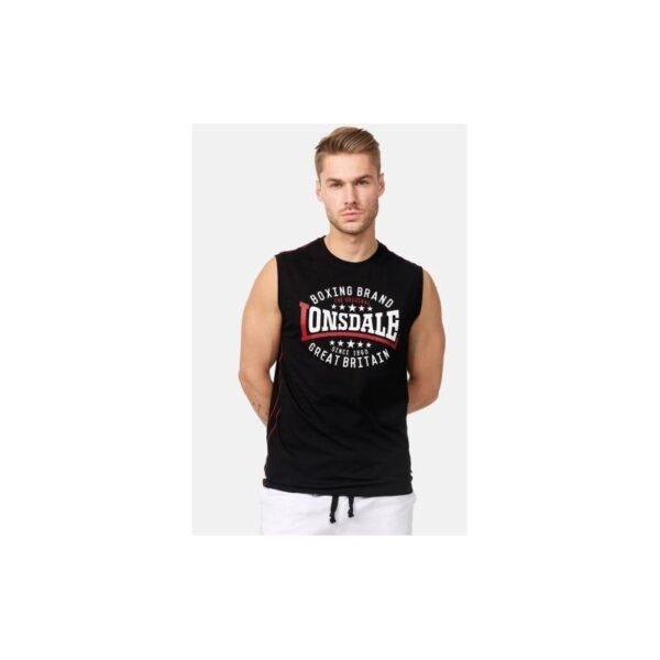 Camiseta Sin Mangas LONSDALE ST: AGNES - NEGRA