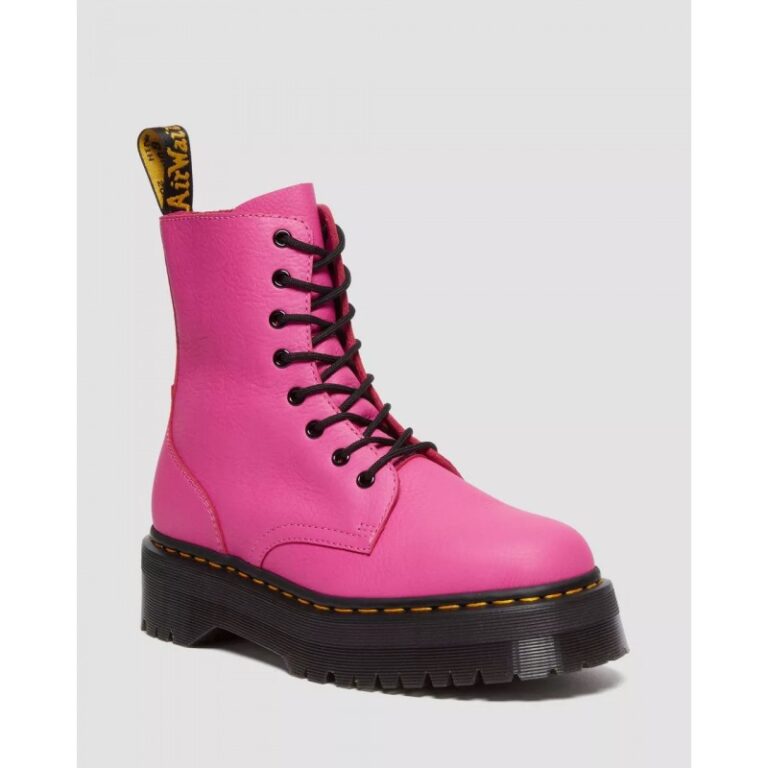 Bota Dr. Martens JADON Polished Smooth 8 Agujeros - ROSA