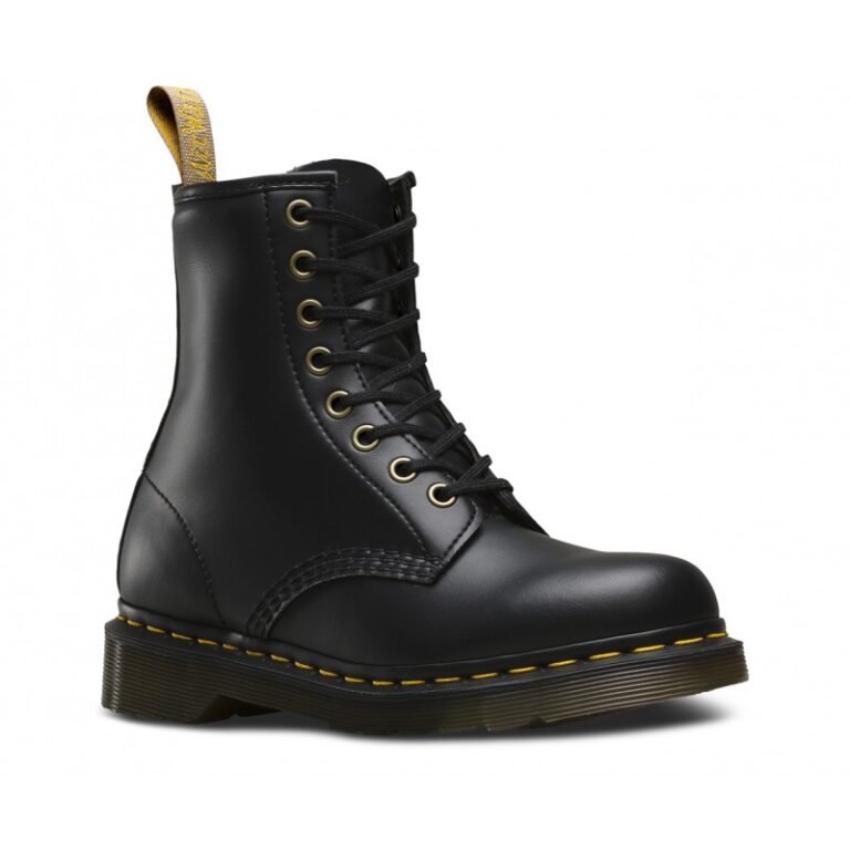 Bota Dr. Martens 1460 Felix Rub Off Vegan - NEGRO