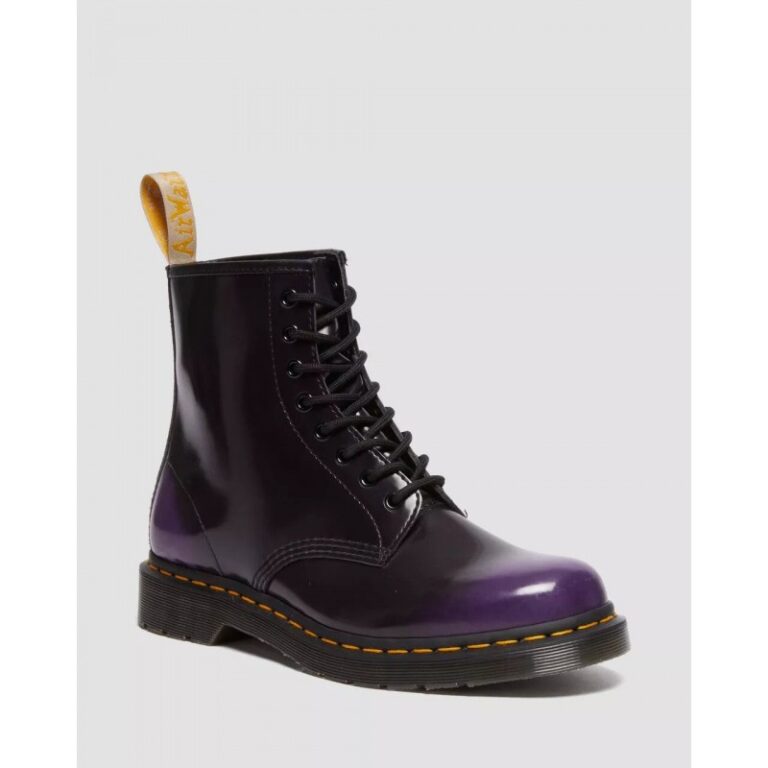 Bota VEGANA Dr. Martens 1460 8 Ojales - PURPURA DESGASTADO