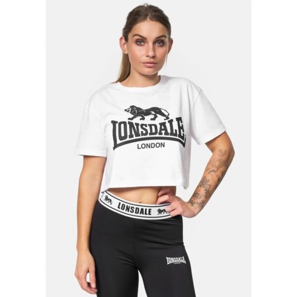 Camiseta Chica LONSDALE GUTCH COMMON - BLANCA