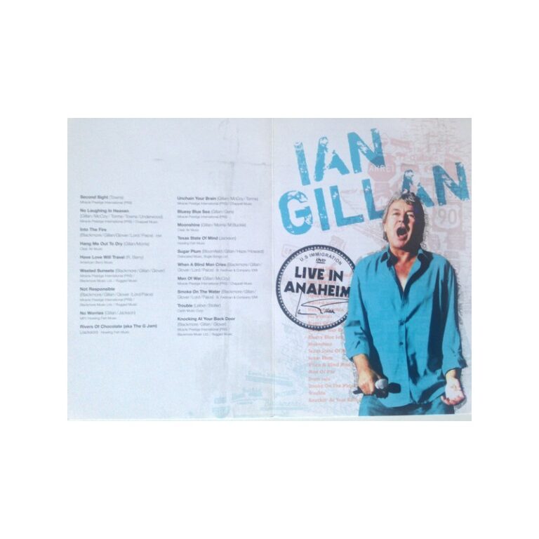 Ian Gillan – Live In Anaheim - DVD