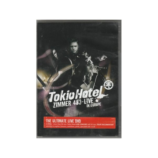 TOKIO HOTEL – Zimmer 483 - Live In Europe - DVD