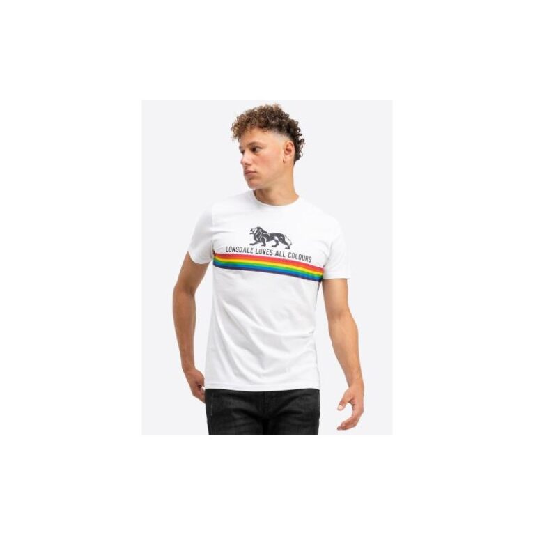 Camiseta LONSDALE NELSON - BLANCA