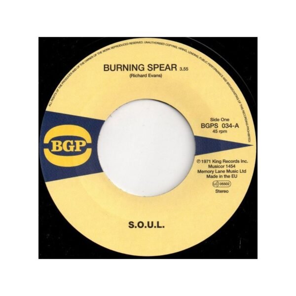 S.O.U.L. – Burning Spear - 7”