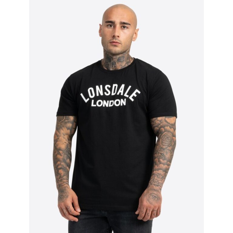 Camiseta LONSDALE BRADFIERLD - NEGRA
